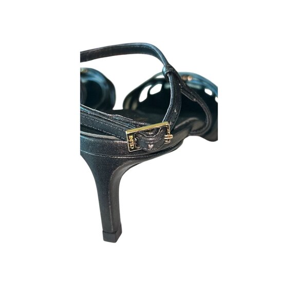 Womens Size EU 36 Pumps Heels Sandals in Leather Black - Picture 8 of 8